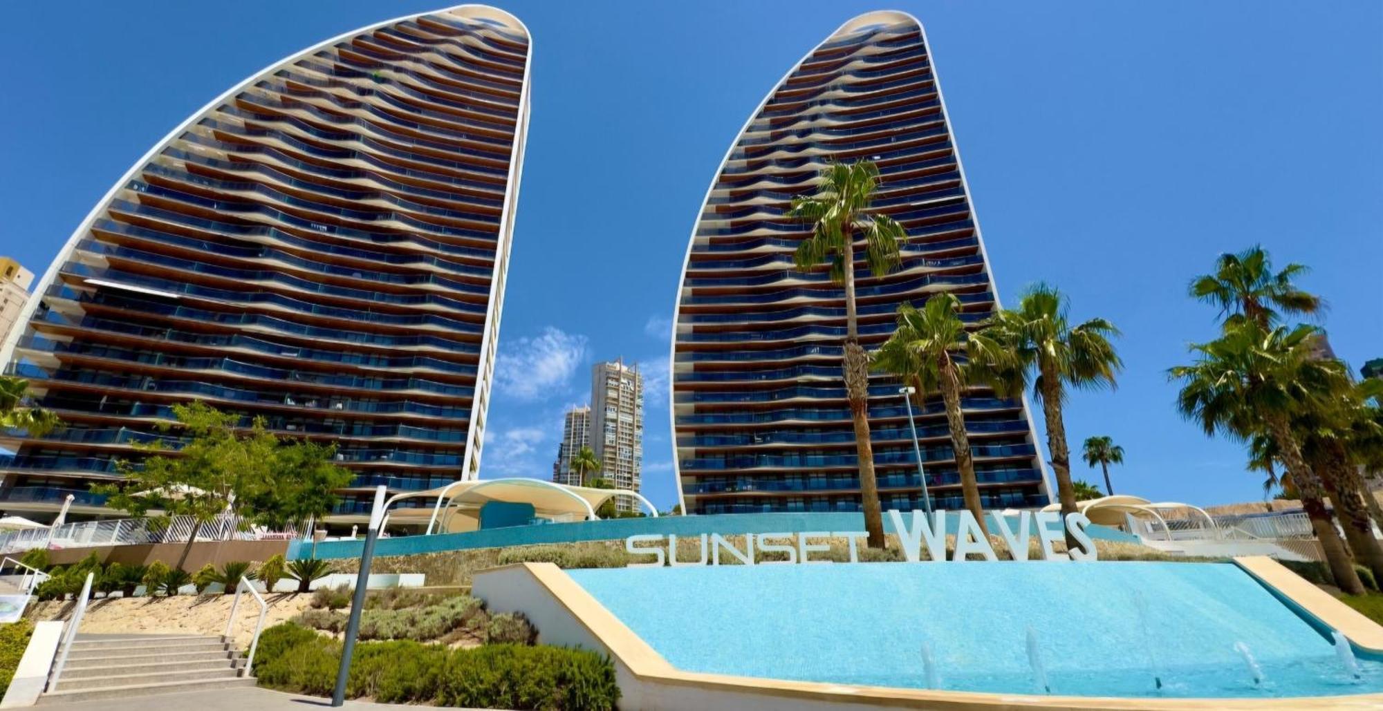 люкс аппартаменты с фантастическим видом Sunset Waves * Benidorm